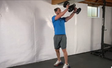 Elevated Heel Squat Rotation