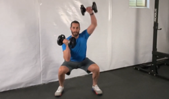 Arnold Squat-Holds